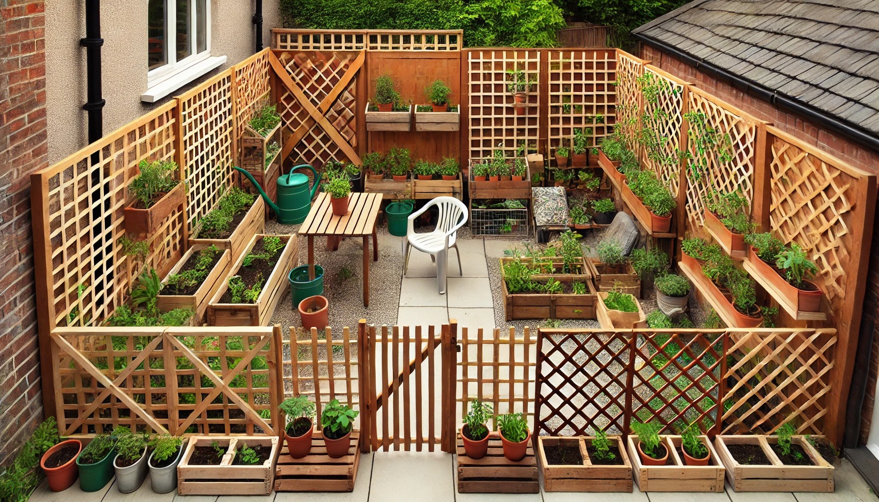 庭の風よけDIYで環境改善